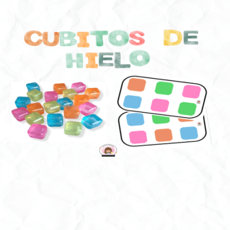 PLANTILLAS CUBITOS DE HIELO DE COLORES
